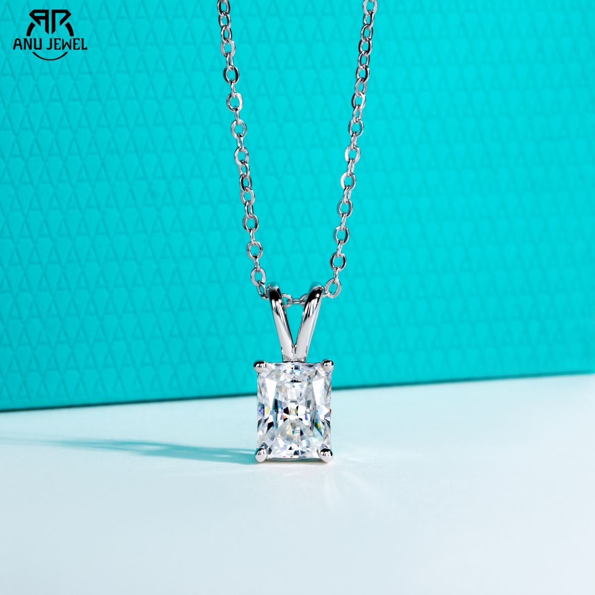Ansi Chain - AnuJewel 2ct/3ct/4ct/5ct D Color Radiant Cut