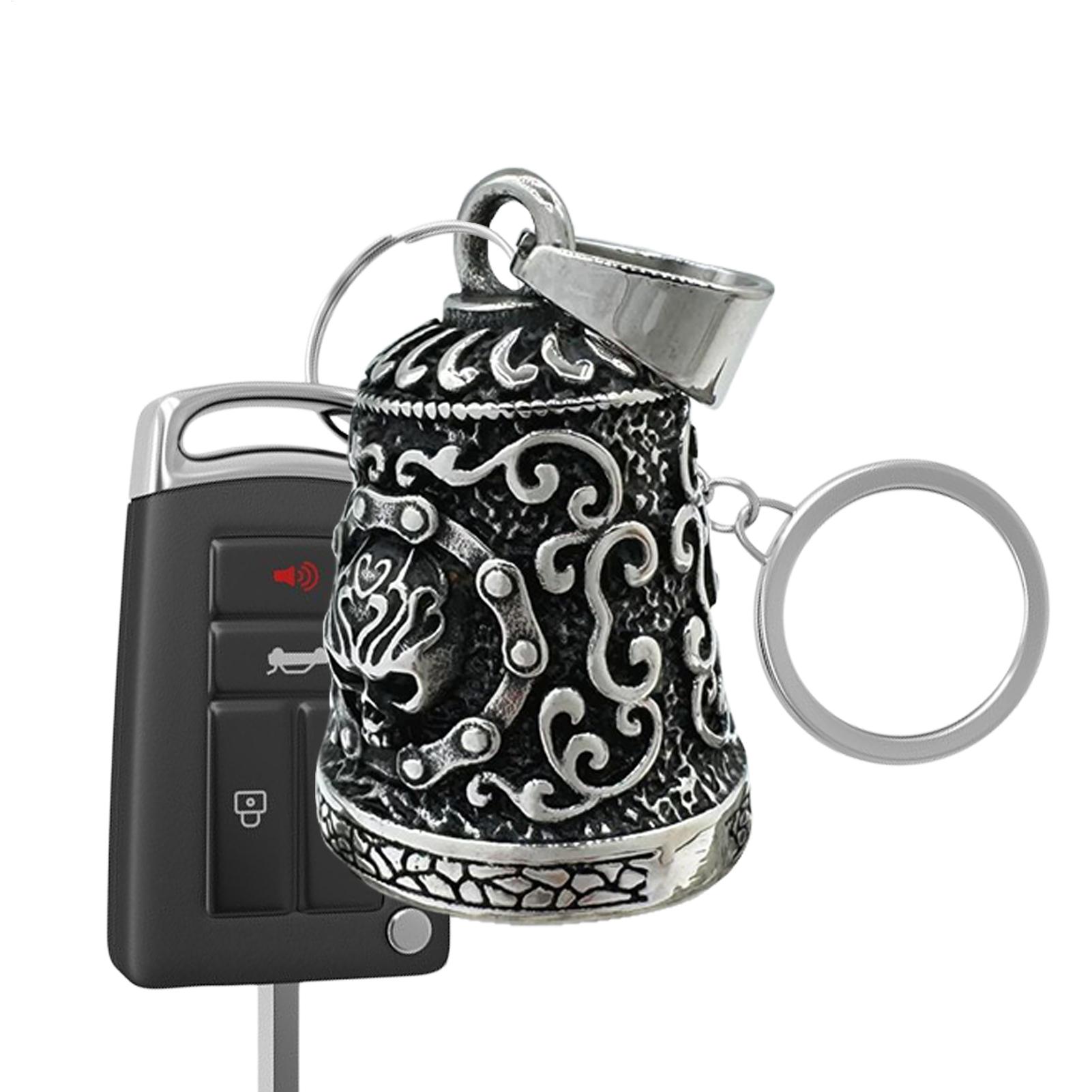 Motorcycle Chain - Skull Bell Charm Motorcycle Bells Decor