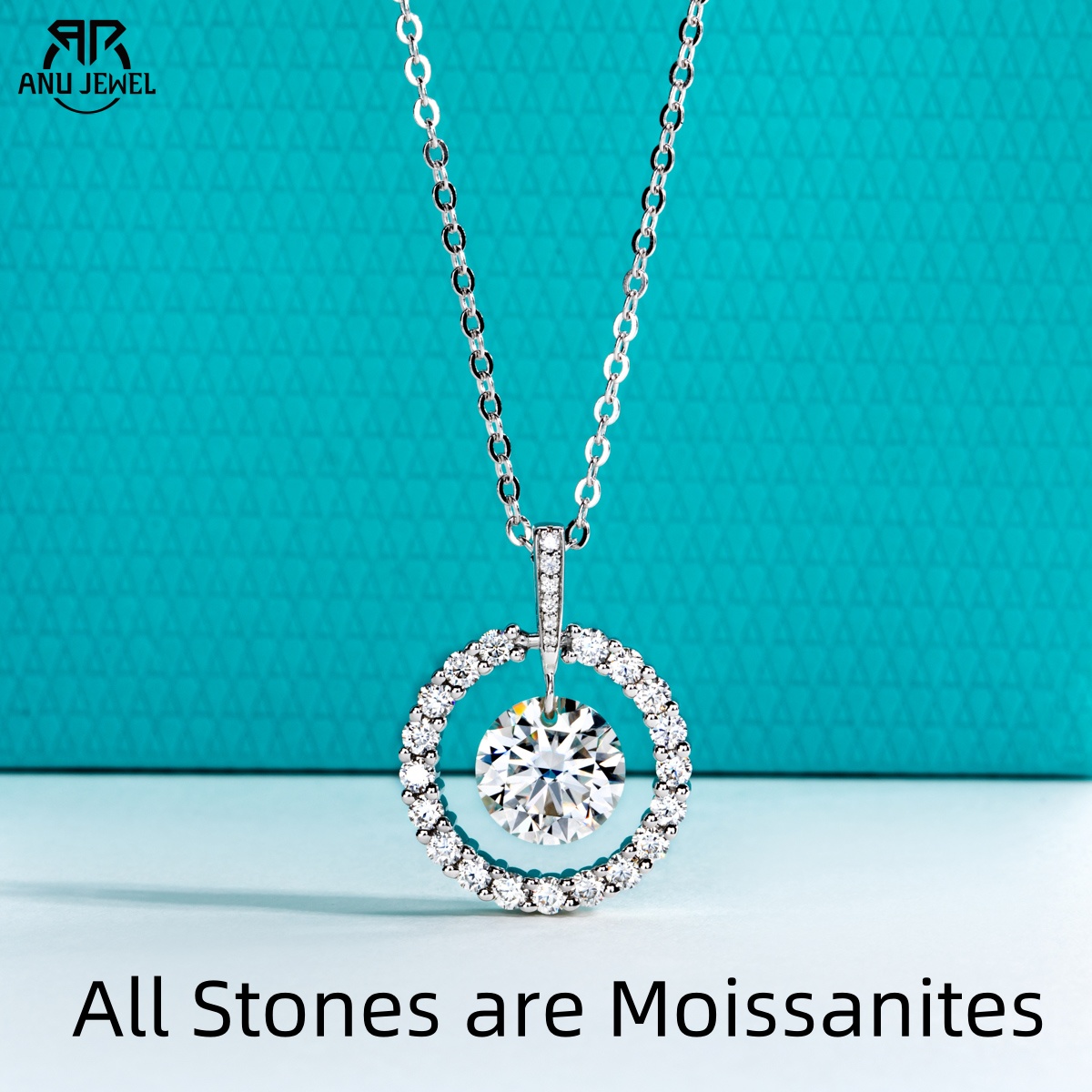 Ansi Chain - AnuJewel 3ct D Color Moissanite Diamond