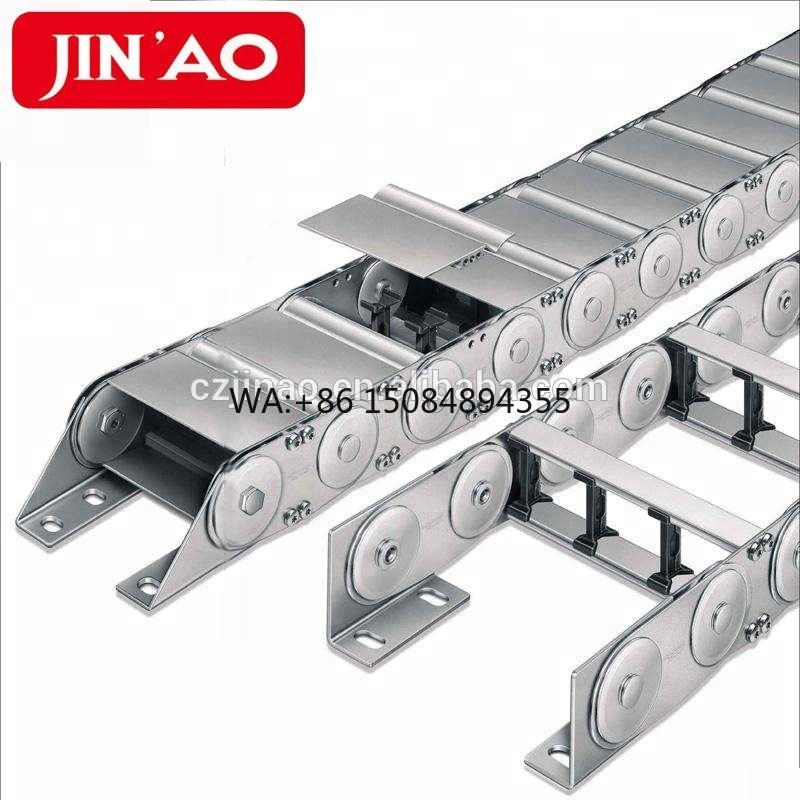 Steel Chain - Fully/Semi-Closed Steel Echain Energy Drag Chains