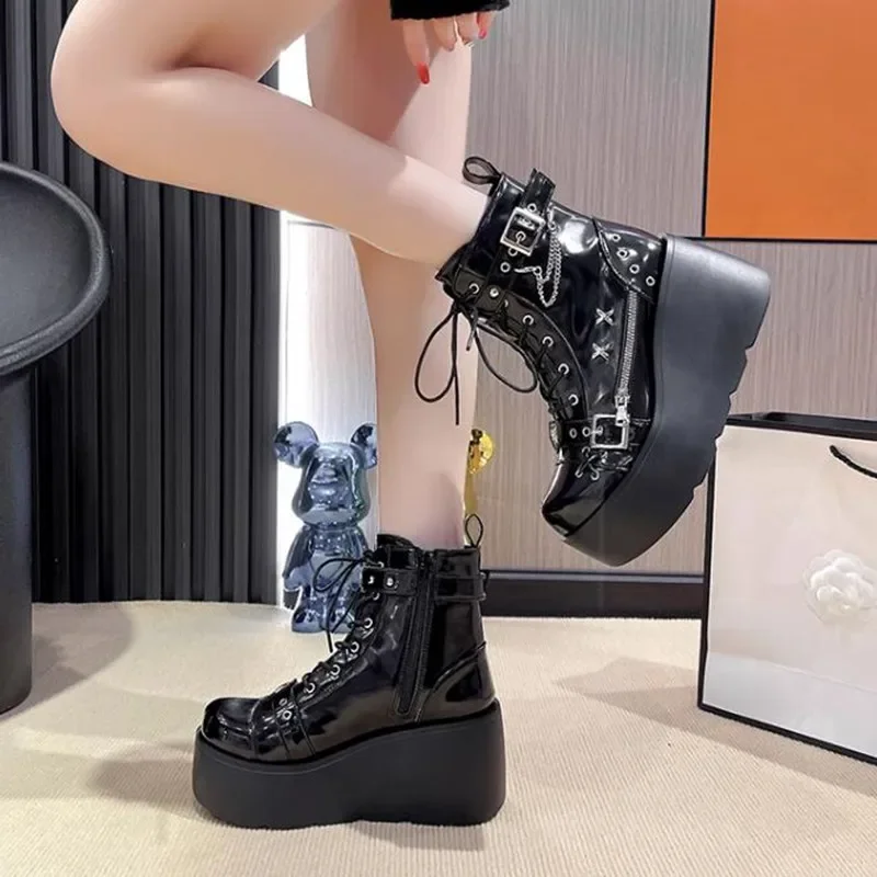 Designers Women Platform Gothi - Motorcycle Chain recension och pris