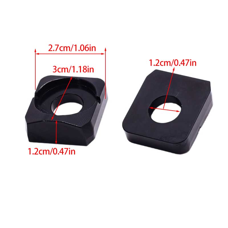 Motorcycle CNC Rear Axle Block - Motorcycle Parts Chain recension och pris