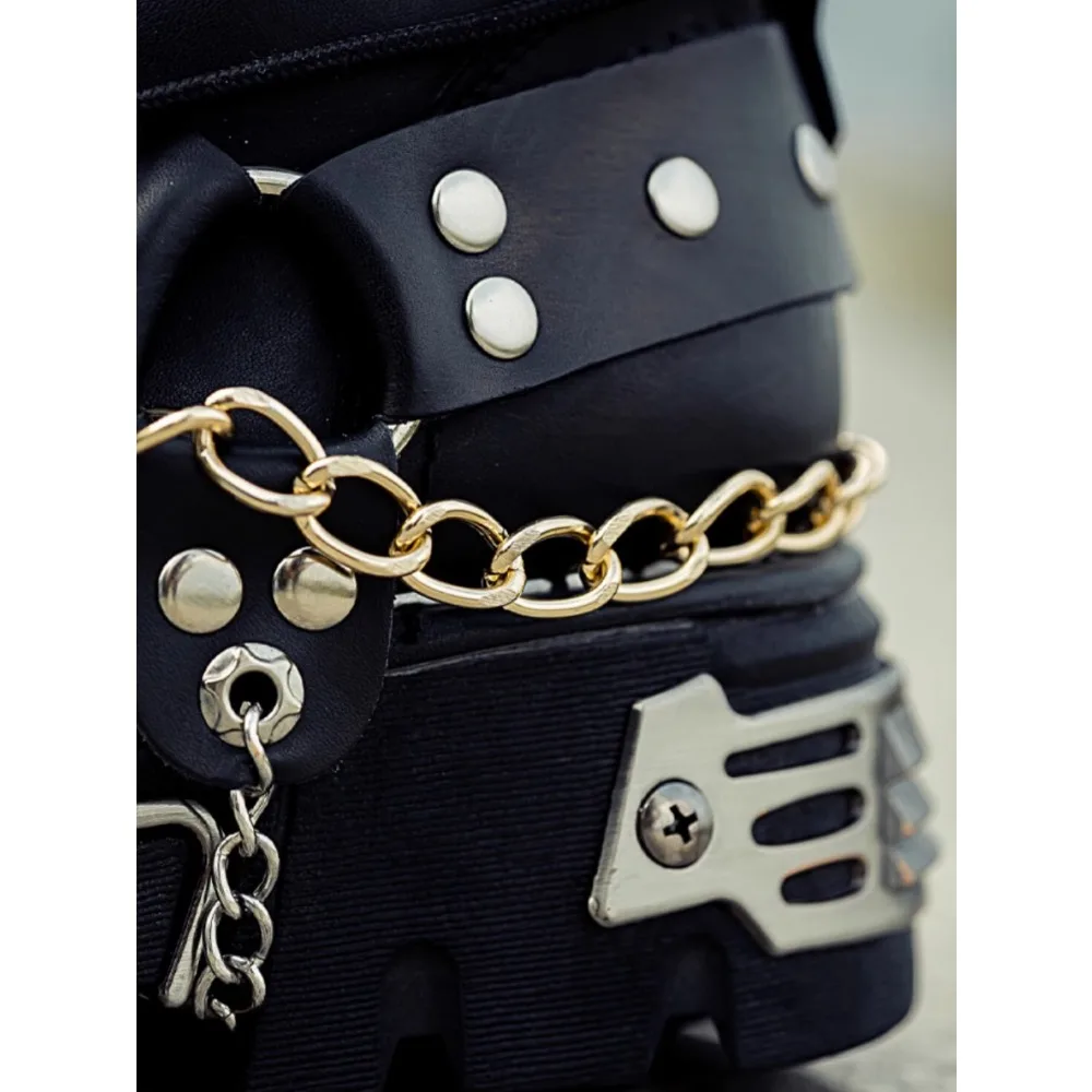 Men's Fashion Genuine Leather  - Motorcycle Chain recension och pris