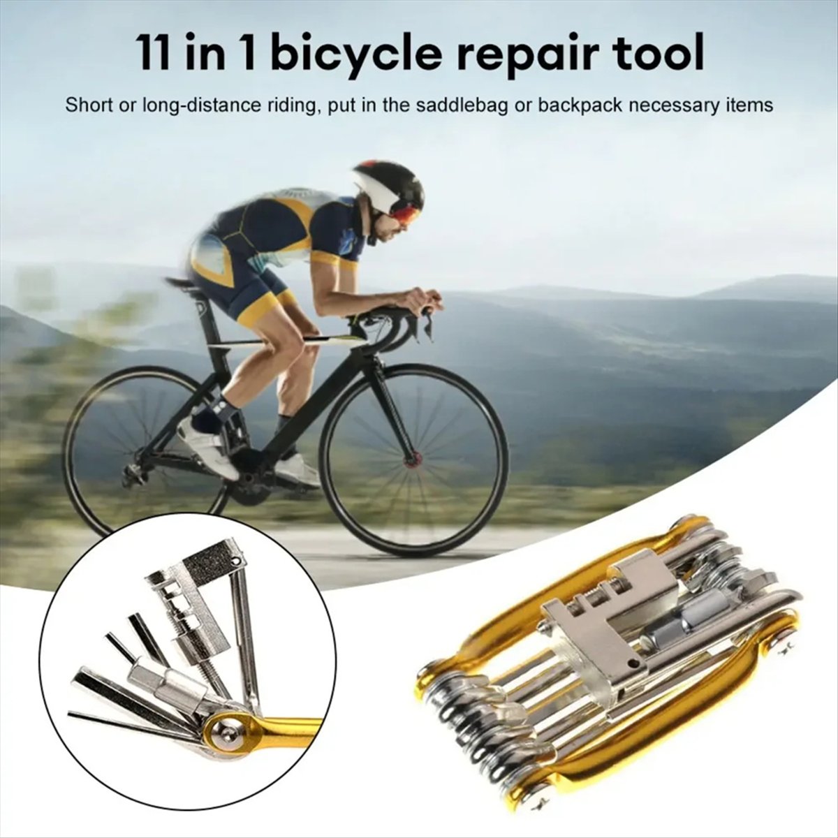 ABPF 11 in 1 Bicycle Bike Mult - Bike Chain recension och pris