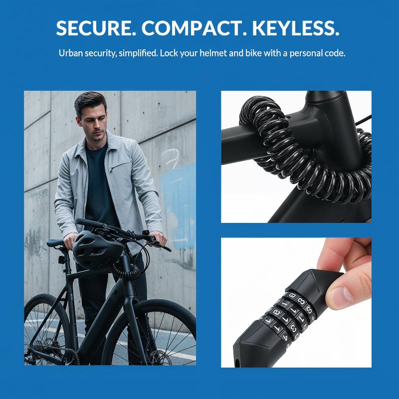 New Motorcycle Bicycle Anti-Th - Bicycle Chain recension och pris