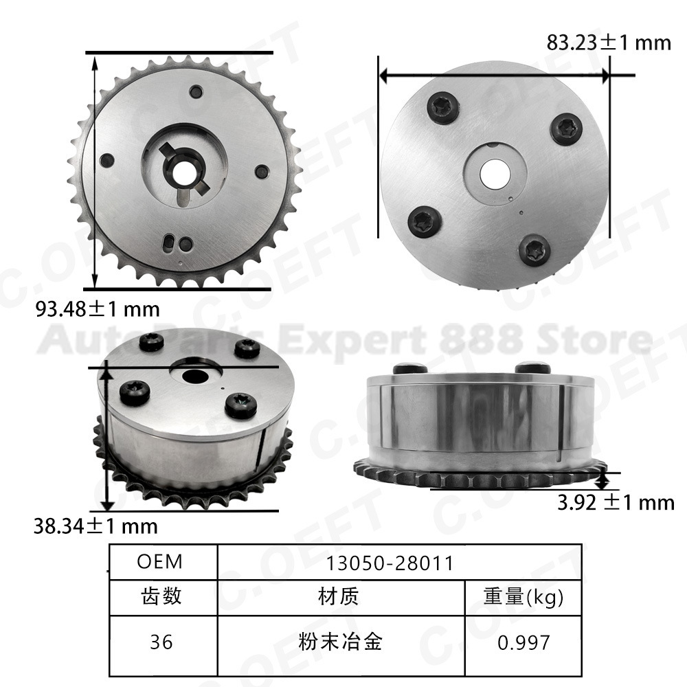 For Toyota Camry 2AZ Timing Ge - Sprocket recension och pris