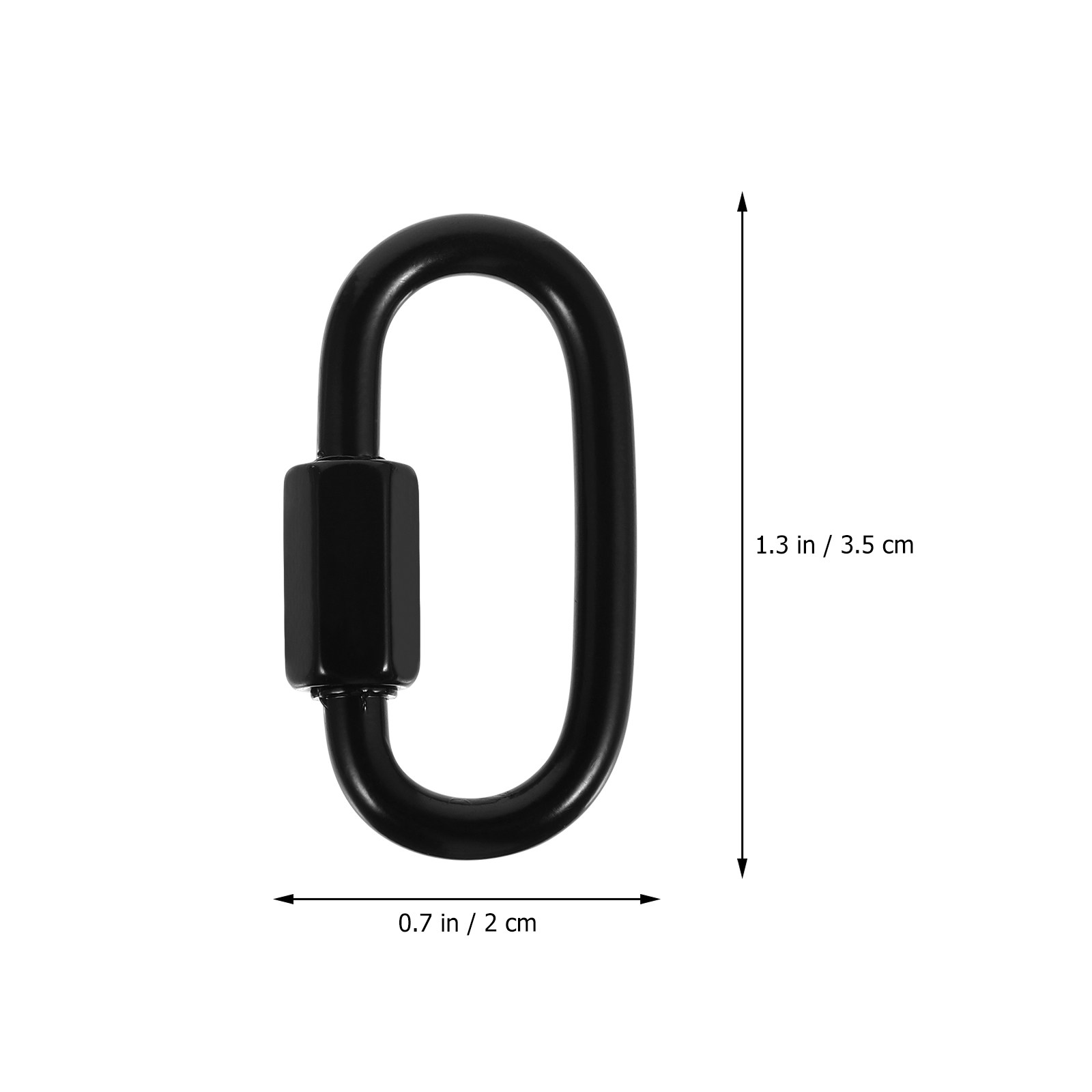 8Pcs Quick Links Black Stainle - Steel Chain recension och pris