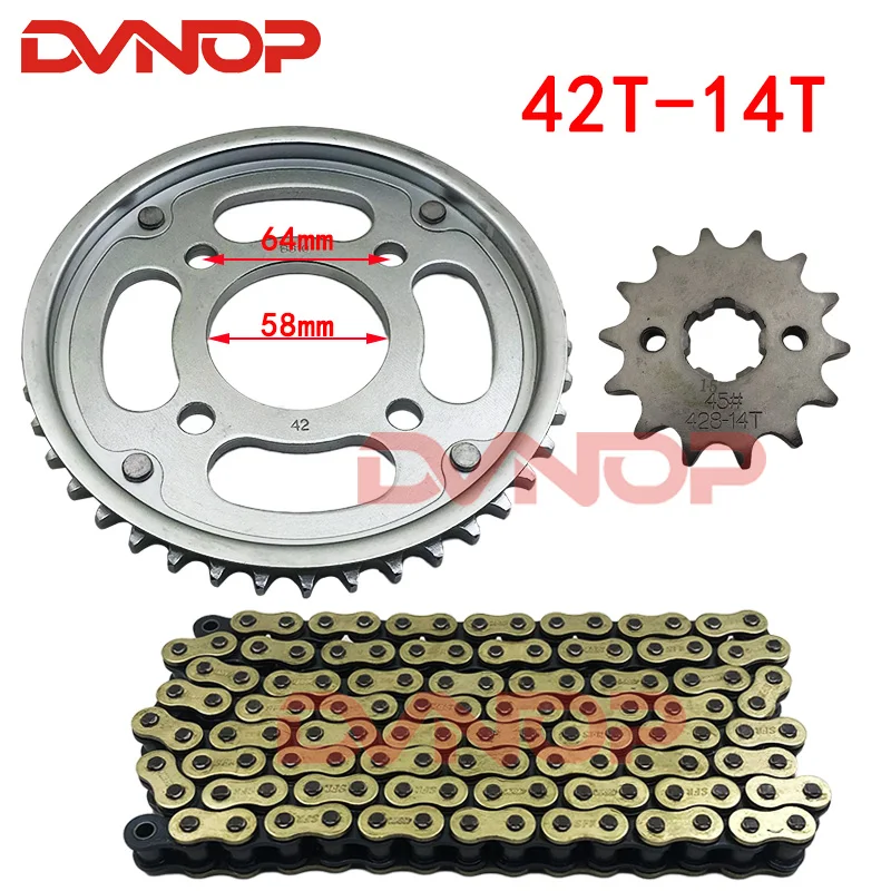 Motorcycle Front Rear Sprocket - 428 Chain recension och pris
