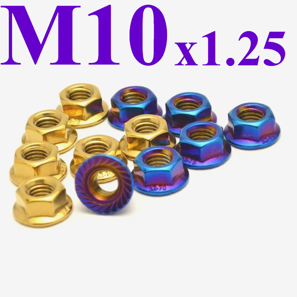 6Pcs M10x1.25 Rear Sprocket Wh - Sprocket recension och pris