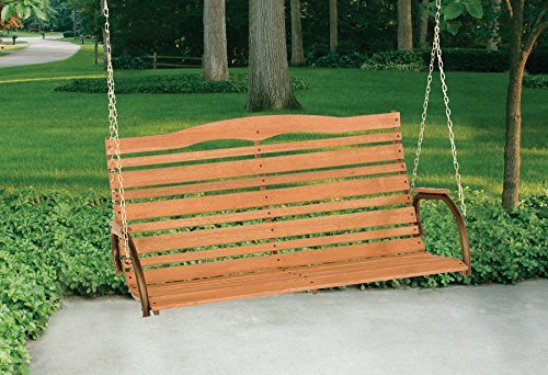 Outdoor Patio Swing Powder Coa - Steel Chain recension och pris