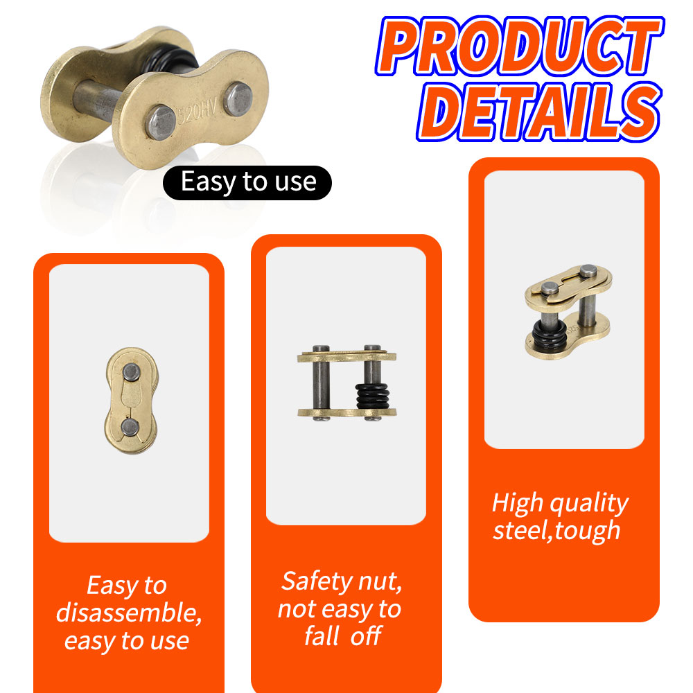 Motorcycle Chain Buckle Ring L - 530 Chain recension och pris