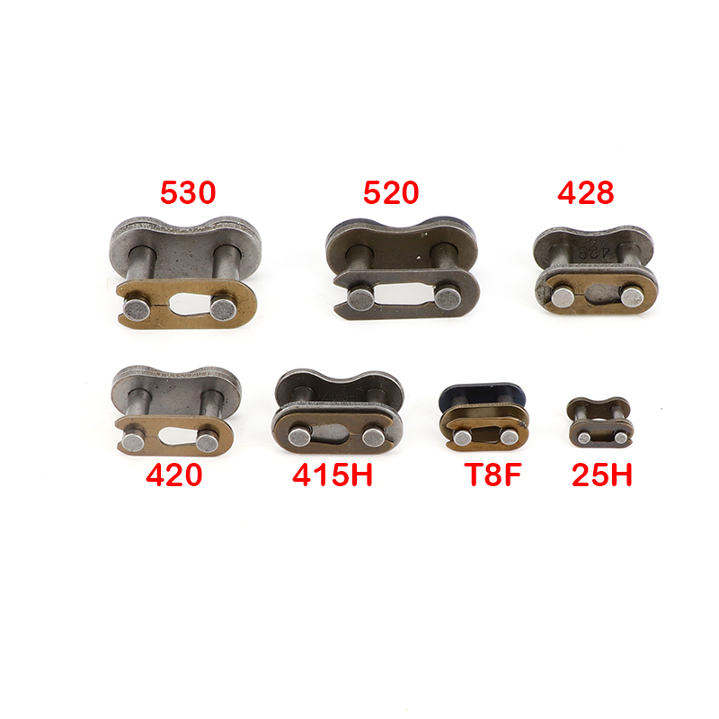 Black 5pcs/lot 25H/T8F/415H/42 - 428 Chain recension och pris