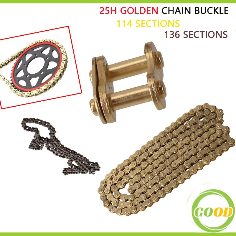 25H 114 Chain Gold 25H 136 Bla - Bike Chain recension och pris
