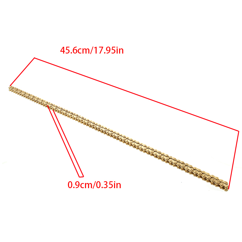 25H 114 Chain Gold 25H 136 Bla - Bike Chain recension och pris