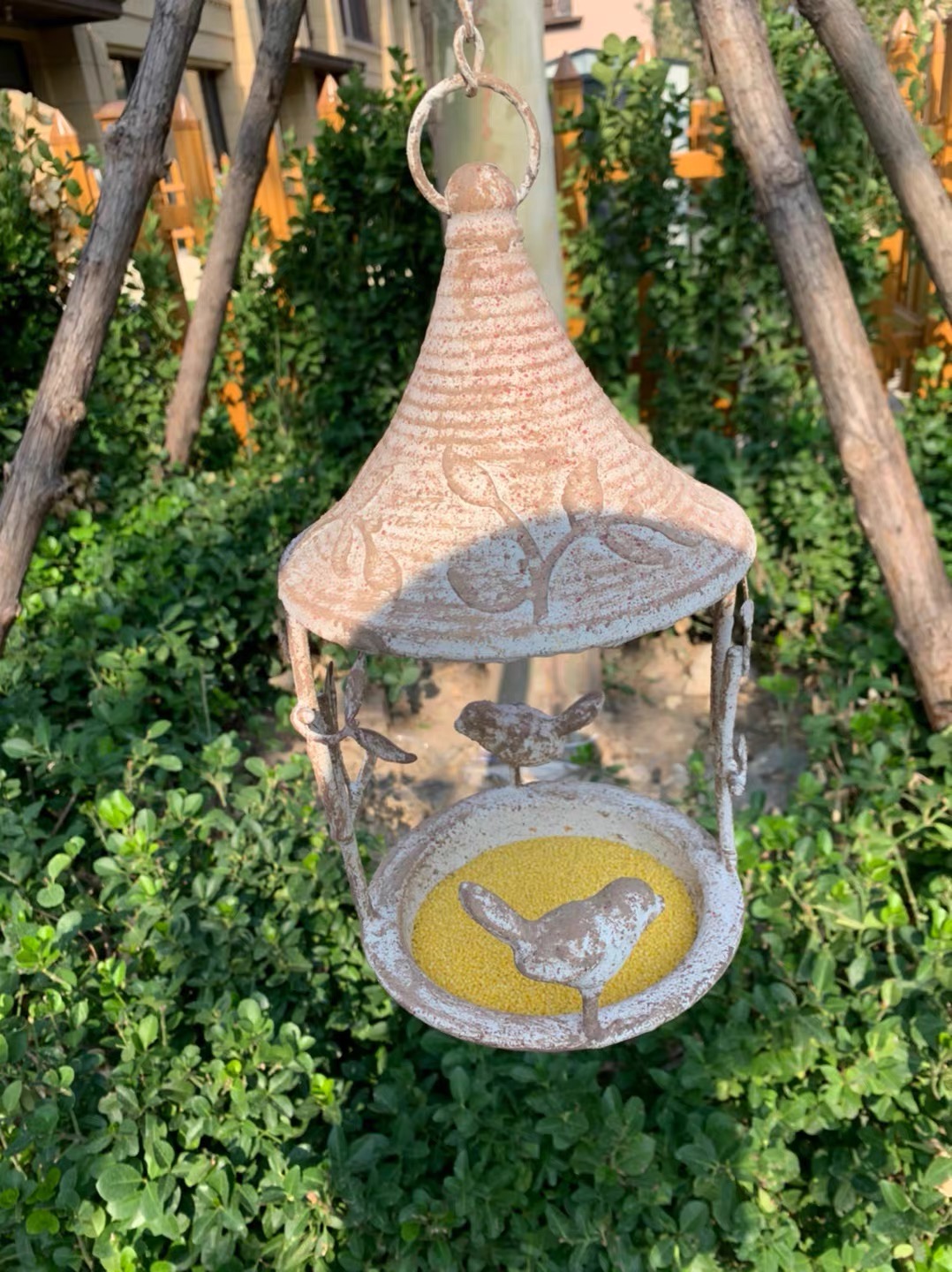 Hanging Bird Feeder, Rustic Vi - Xcm Chain recension och pris