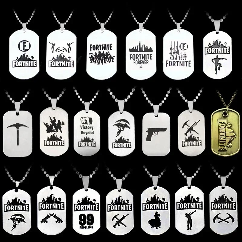 Game Fortnite Anime Necklace S - Steel Chain recension och pris