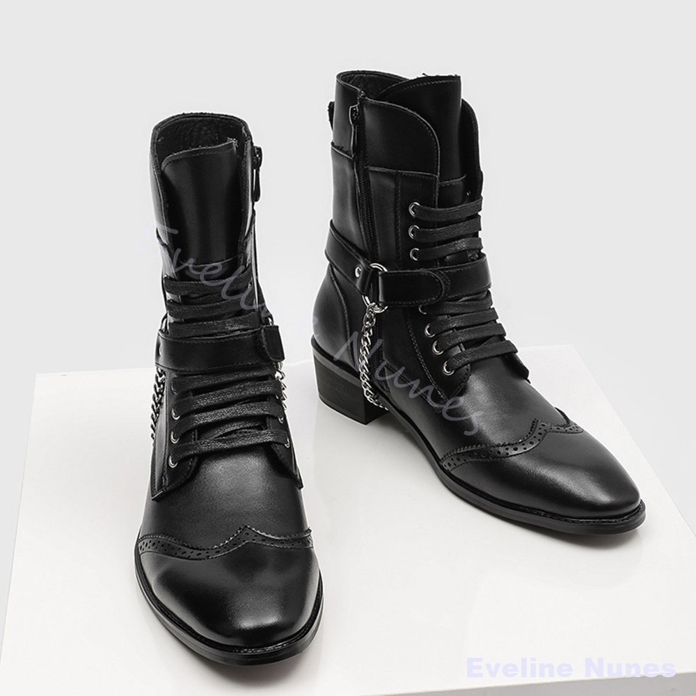 Punk Metal Chain Rivet Combat  - Motorcycle Chain recension och pris