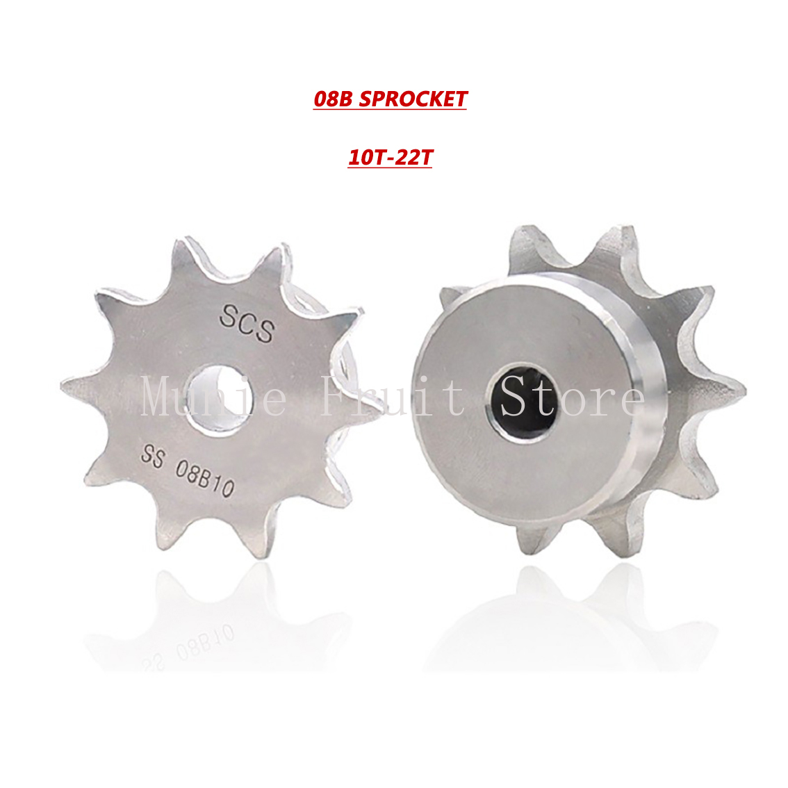 08B Sprocket 10-22 Teeth 12.7m - Ansi Chain recension och pris