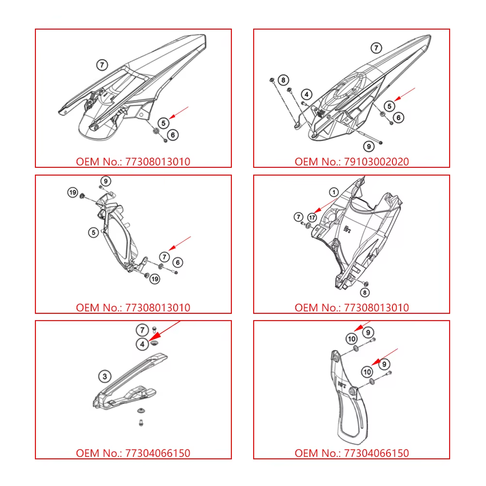 OTOM Motorcycle Chain Slider R - Motorcycle Parts Chain recension och pris