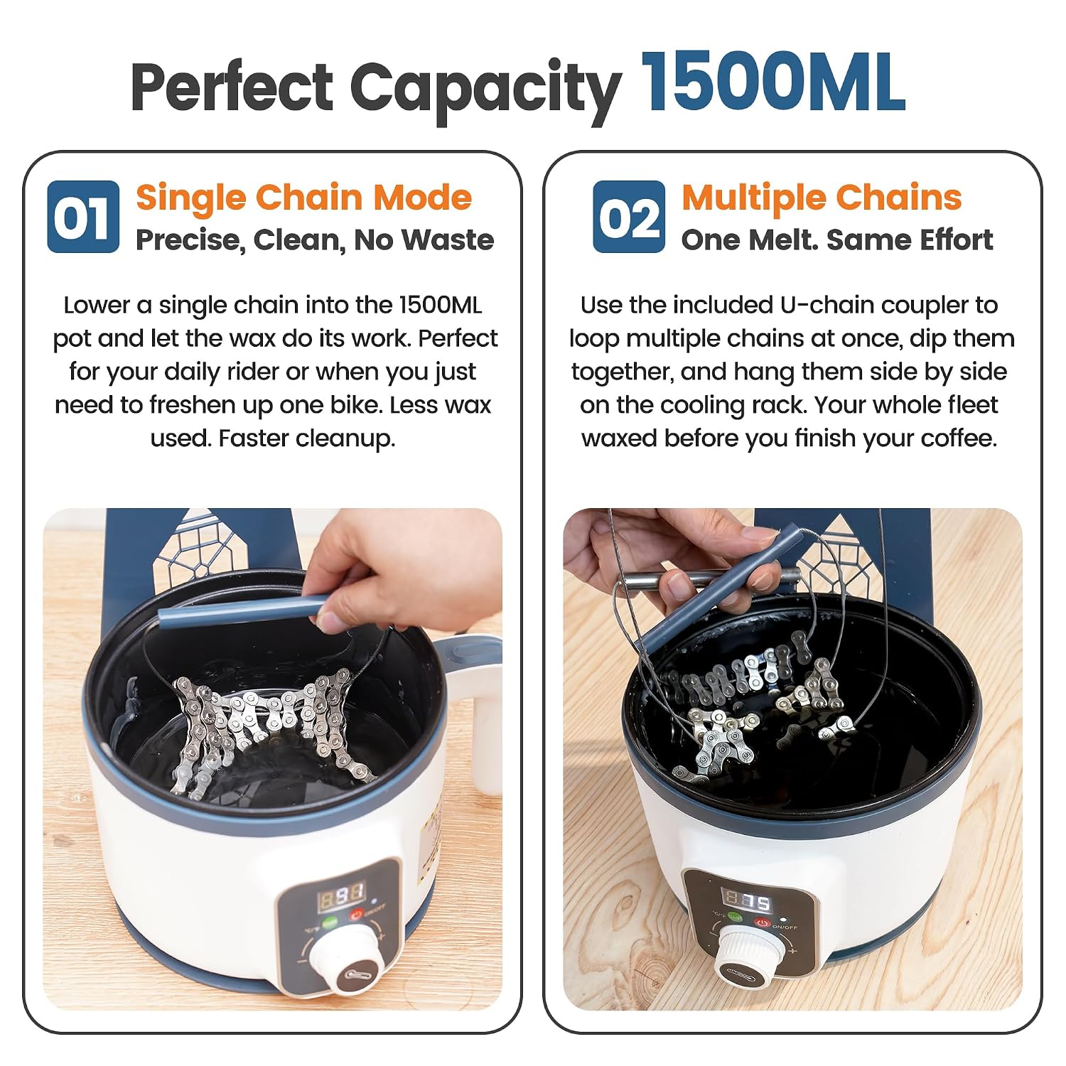 Bicycle Chain Wax Melting Pot  - Bike Chain recension och pris