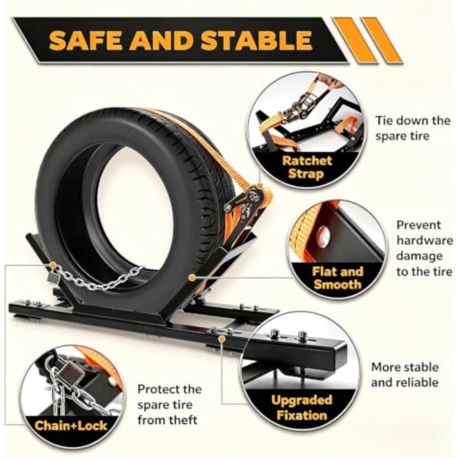 Heavy Duty Semi Truck Spare Ti - Steel Chain recension och pris